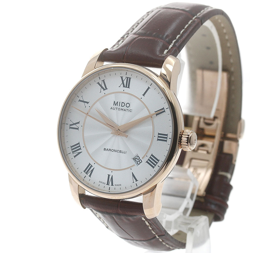 MIDO Baroncelli 8600B Date Silver Dial Automatic Men's Watch_871671
