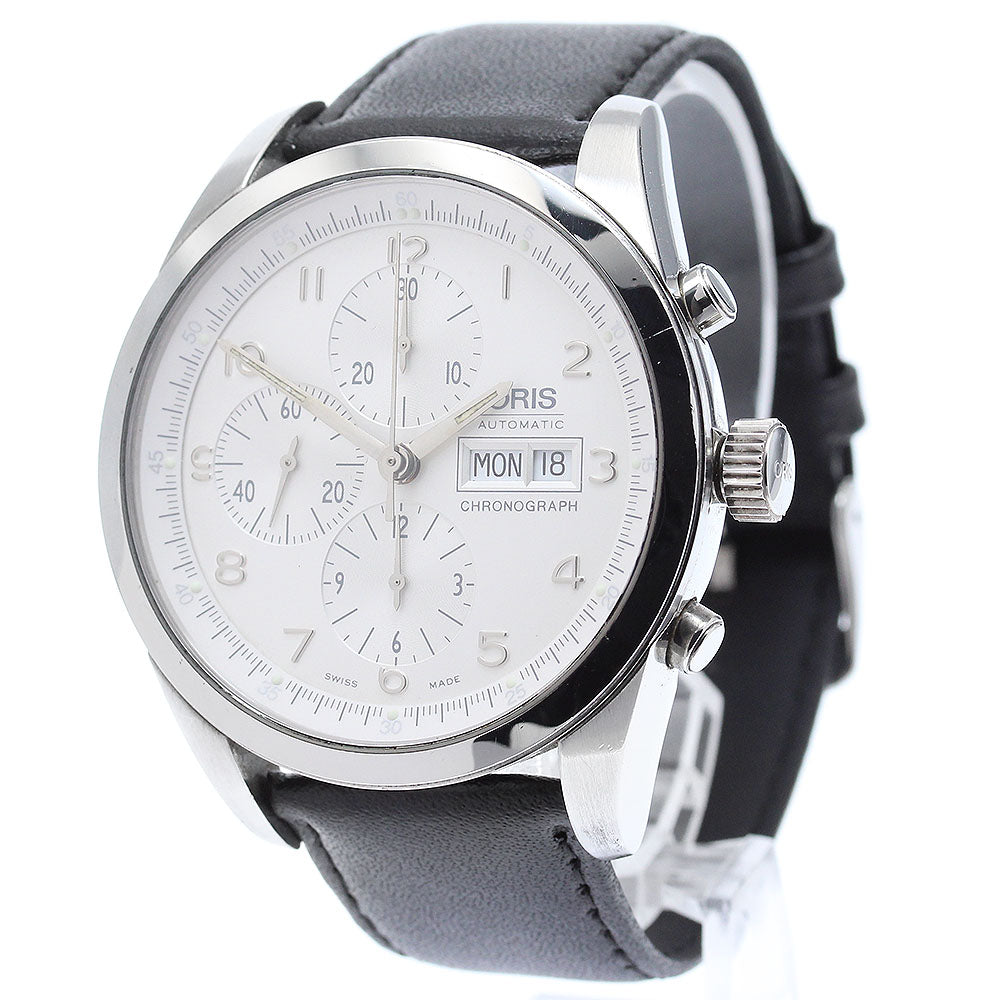 ORIS Classic XXL 7515 Chronograph Silver Dial Automatic Men's Watch_871683