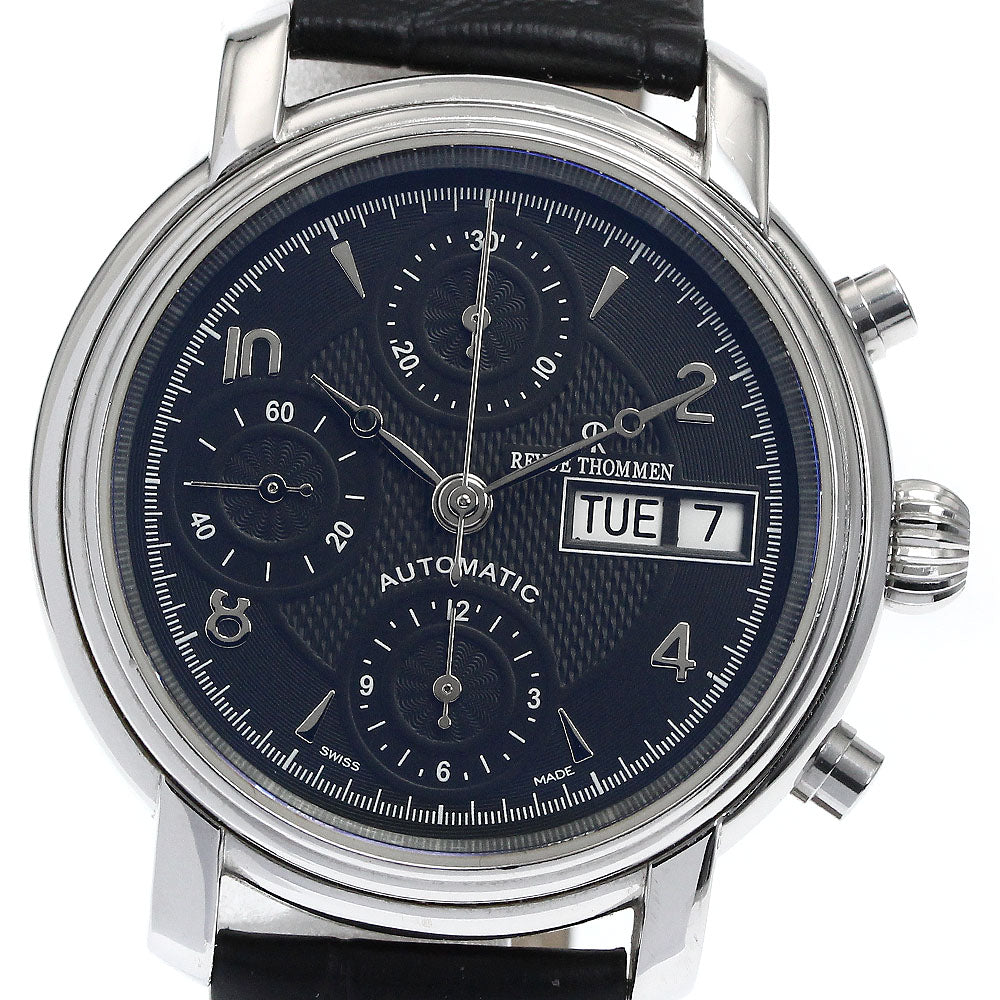 REVUE THOMMEN 17071.6 Chronograph day date black Dial Automatic Men's Watch_871689