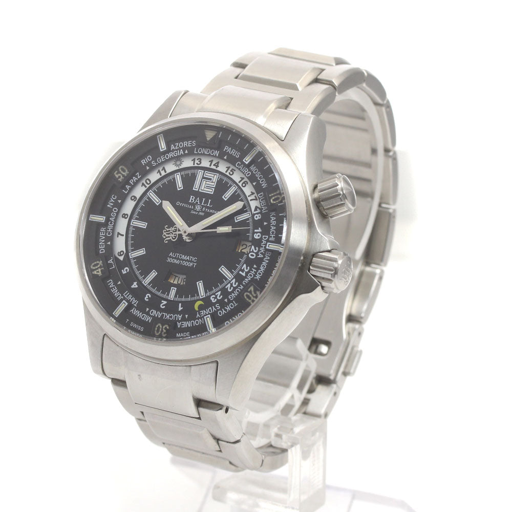 BALL WATCH Engineer Master II Diver World Time DG2022A-SA-BK AT Men's_871694