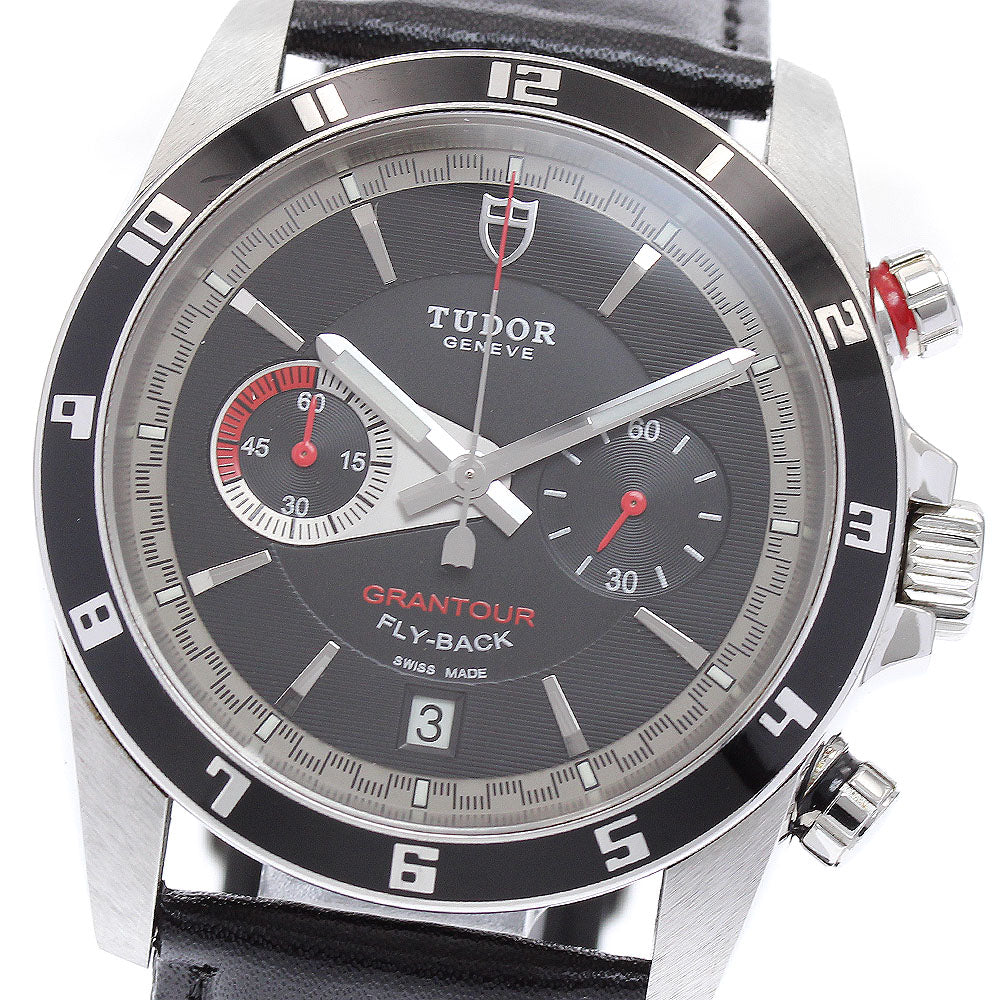 TUDOR Grand Tour Chrono Flyback 20550N Date black Dial Automatic Men's_871696