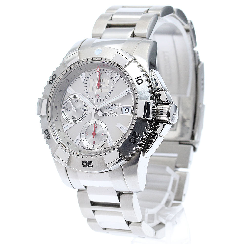 LONGINES Hydro Conquest L3.651.4 Chronograph Silver Dial Automatic Men's_871706