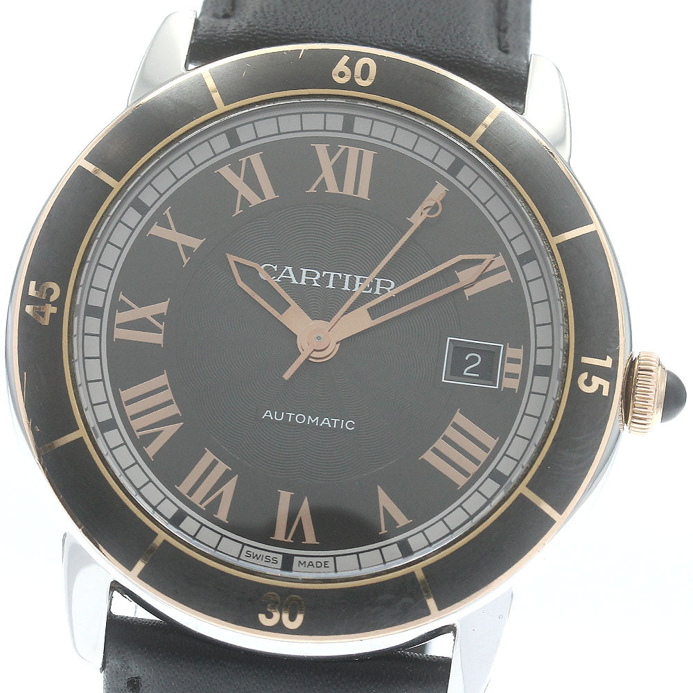 CARTIER Croisiere W2RN0005 Date gray Dial Automatic Men's Watch_871716