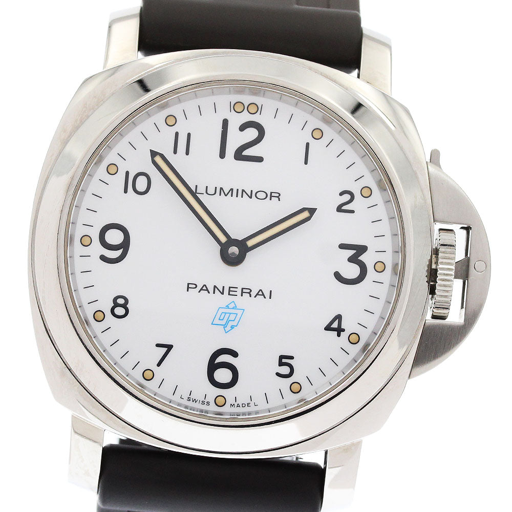 PANERAI Base Logo Acciaio PAM00630 white Dial Hand Winding Men's Watch_871719