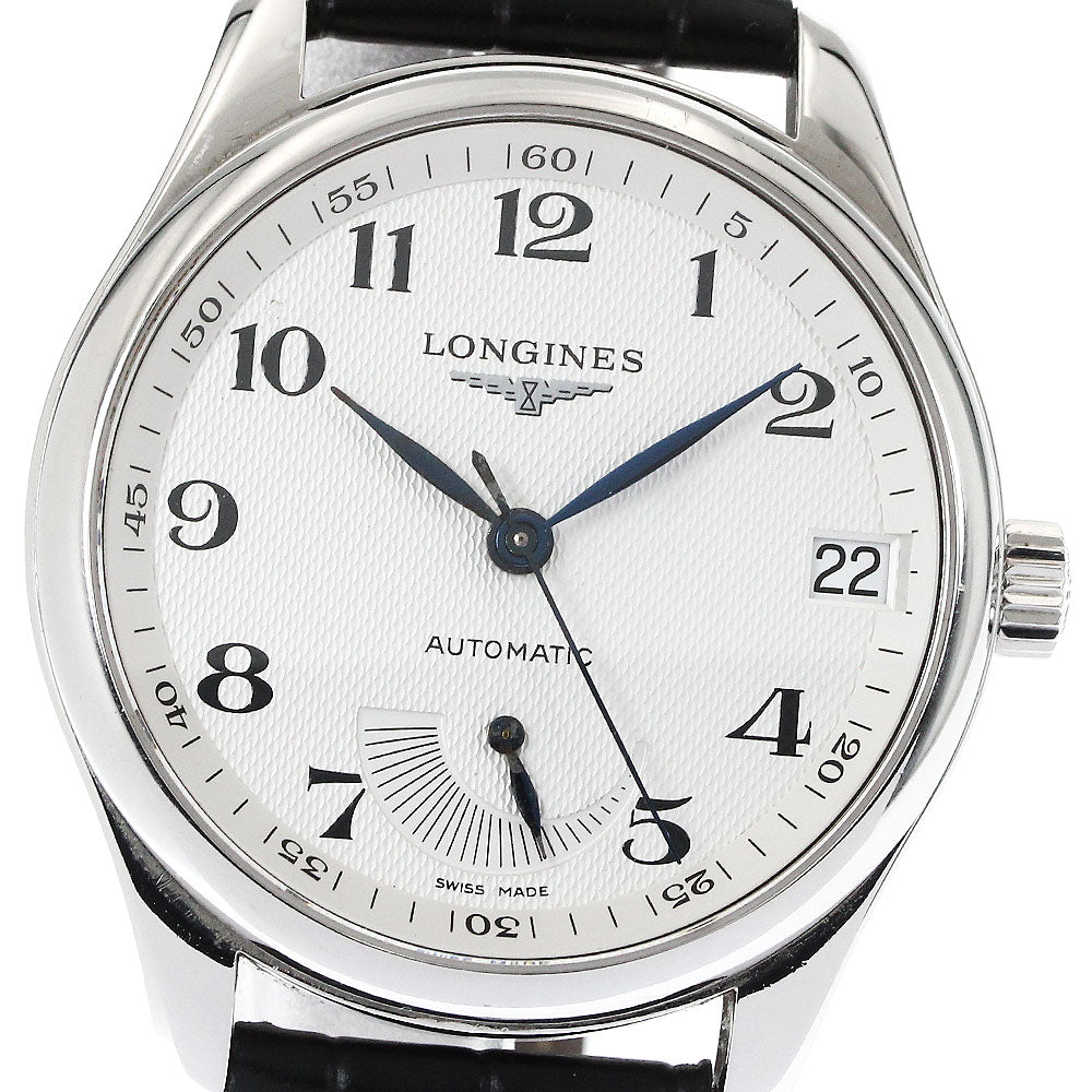 LONGINES Master collection L2.666.4 Date power reserve Silver Dial Automatic Men's Watch_871720