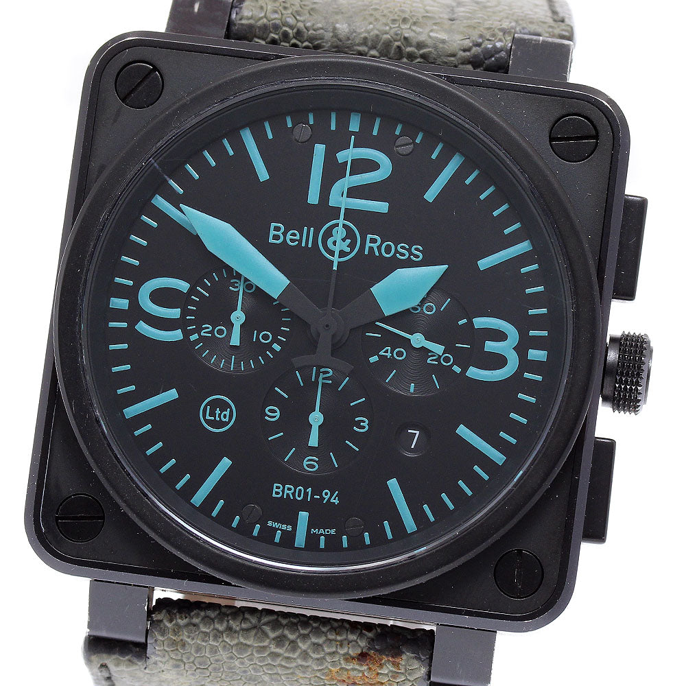 Bell & Ross BR01-94-SBlue BR01-94-SBlue 500 World Limited Black Dial Automatic Men's Watch_871733