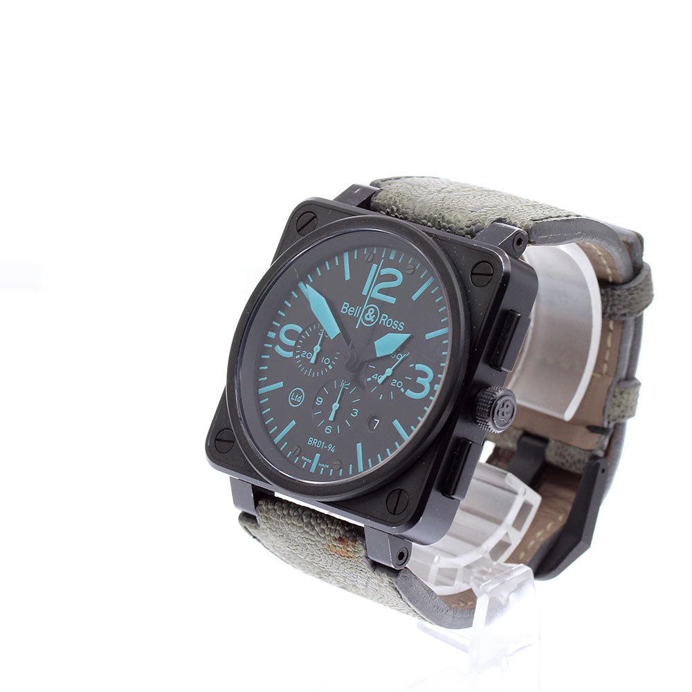 Bell & Ross BR01-94-SBlue BR01-94-SBlue 500 World Limited Black Dial Automatic Men's Watch_871733