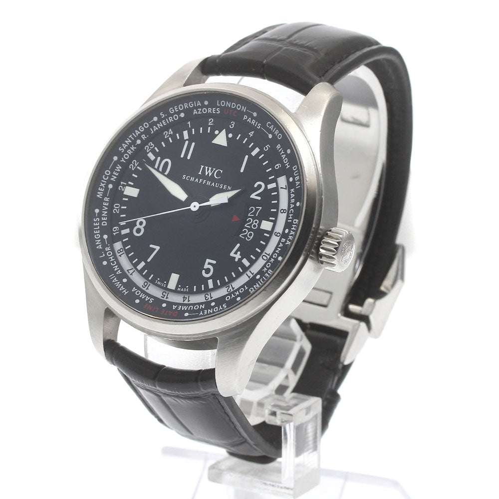 IWC SCHAFFHAUSEN Pilot watch world timer IW326201 Date Automatic Men's _871735