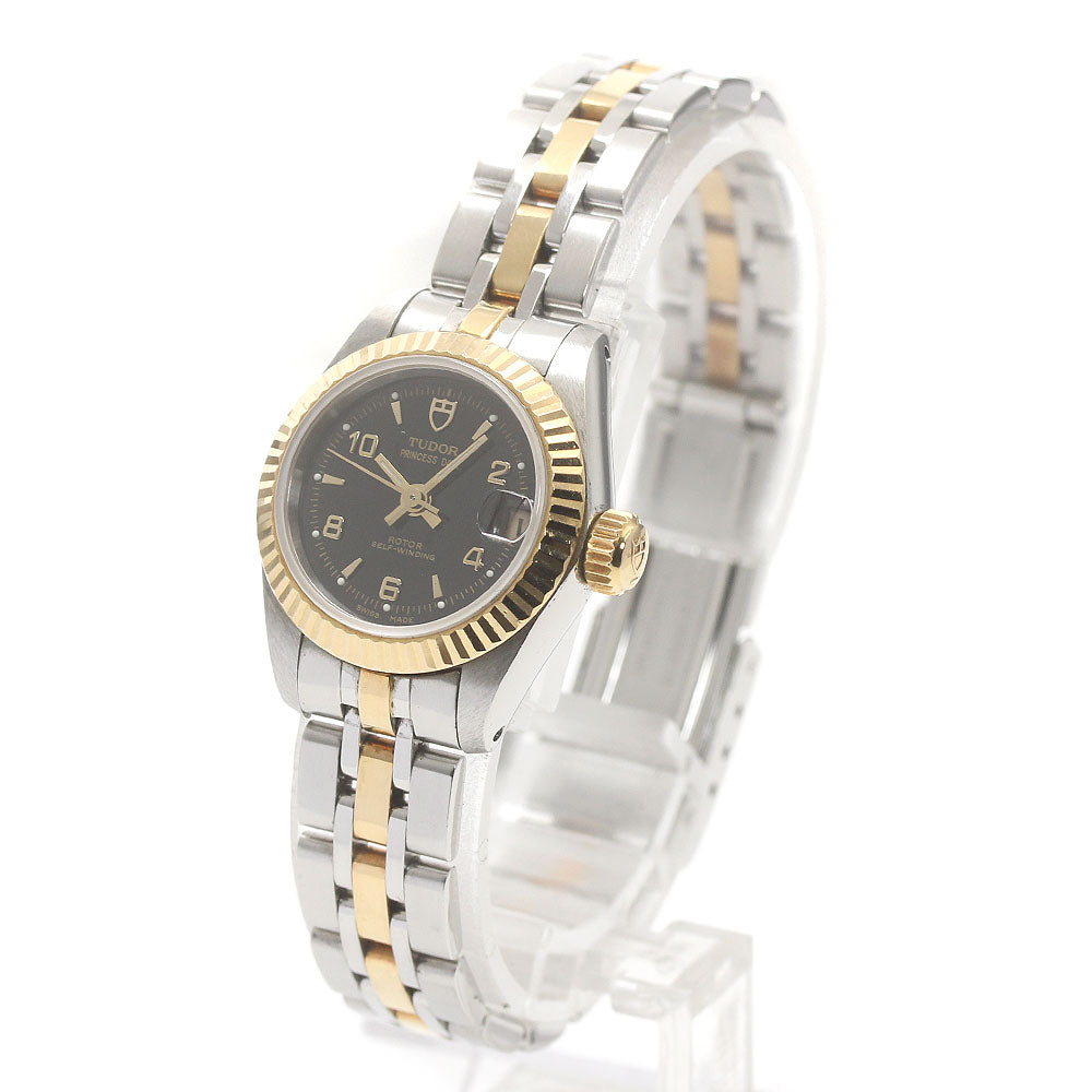TUDOR Princess date 92513 Cal.2671 black Dial Automatic Ladies Watch_871736