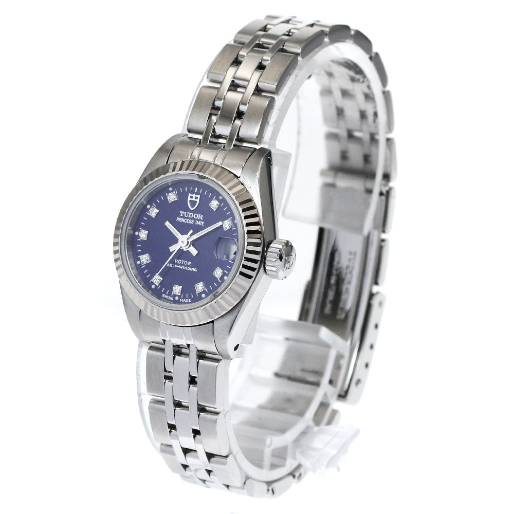 TUDOR Princess Date 92514 WG bezel 10P diamond Automatic Ladies Watch_871738