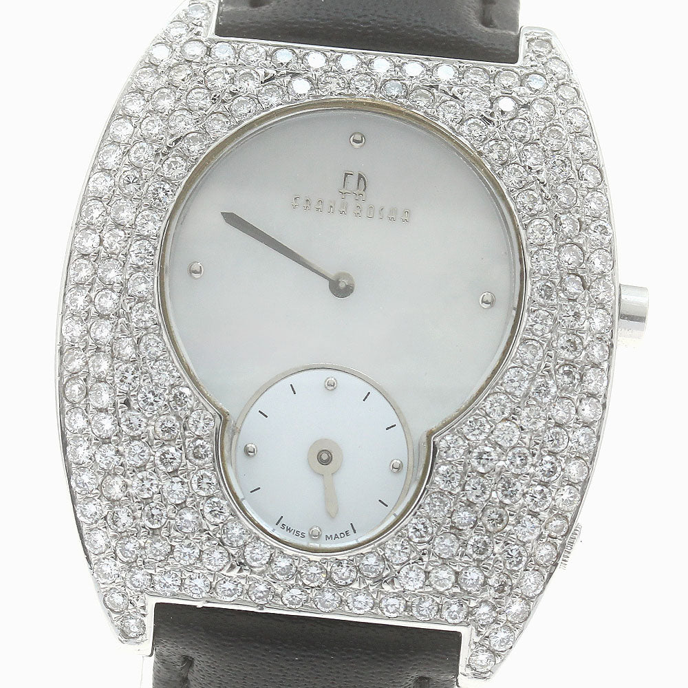 FRANK ROSHA Diamond White shell Dial Quartz Men's Watch_871750