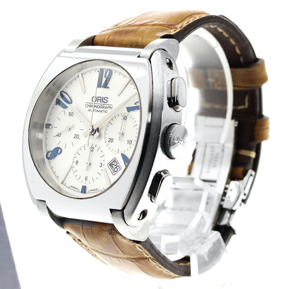 ORIS frank sinatra limited edition 01 676 7574 4061-07 Chronograph Silver Dial Automatic Men's Watch_871753