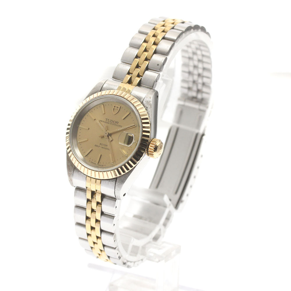 TUDOR Princess Oyster Date 92413N Yellow gold bezel cal.2671 AT Ladies_871754