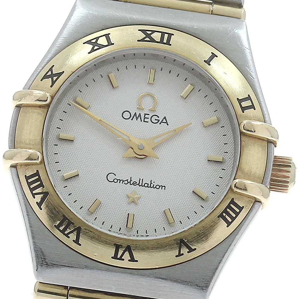 OMEGA Constellation Mini 1262.30 full bar white Dial Quartz Ladies Watch_871755