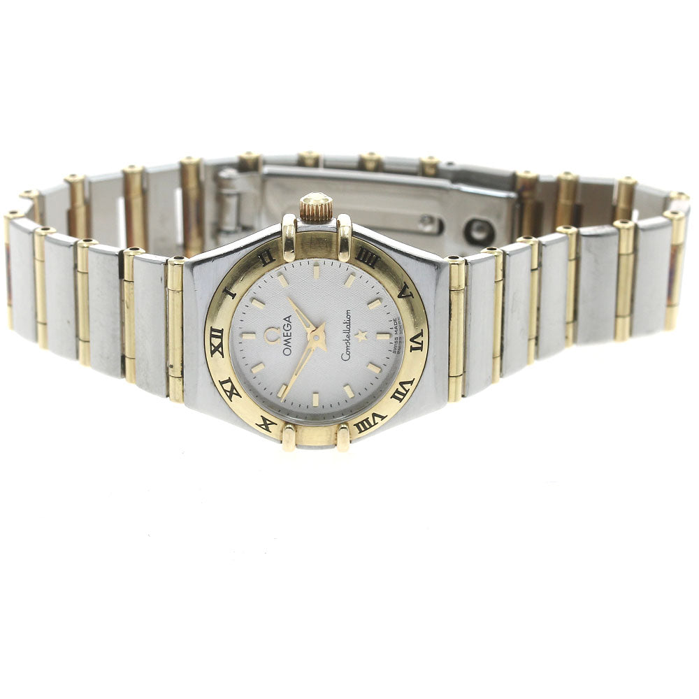 OMEGA Constellation Mini 1262.30 full bar white Dial Quartz Ladies Watch_871755
