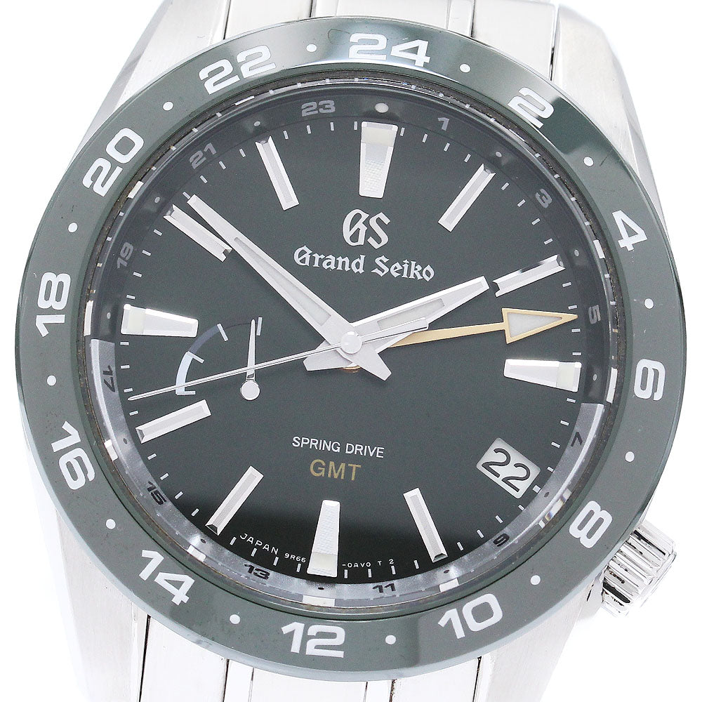 SEIKO Grand Seiko SBGE257/9R66-0BB0 GMT green Dial Spring drive Men's_871764