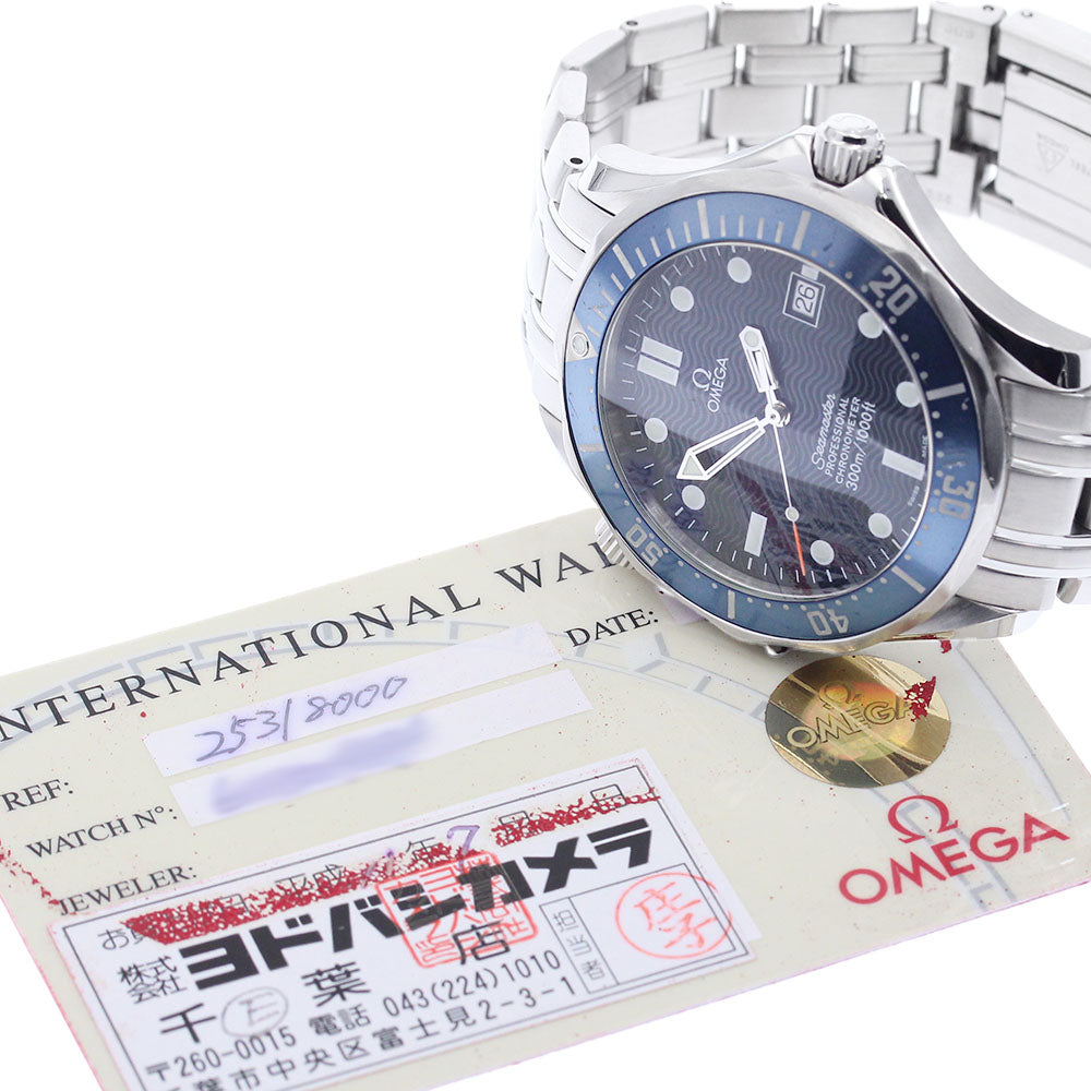 OMEGA Seamaster300 2531.80 Date Navy Dial Automatic Men's Watch_871771