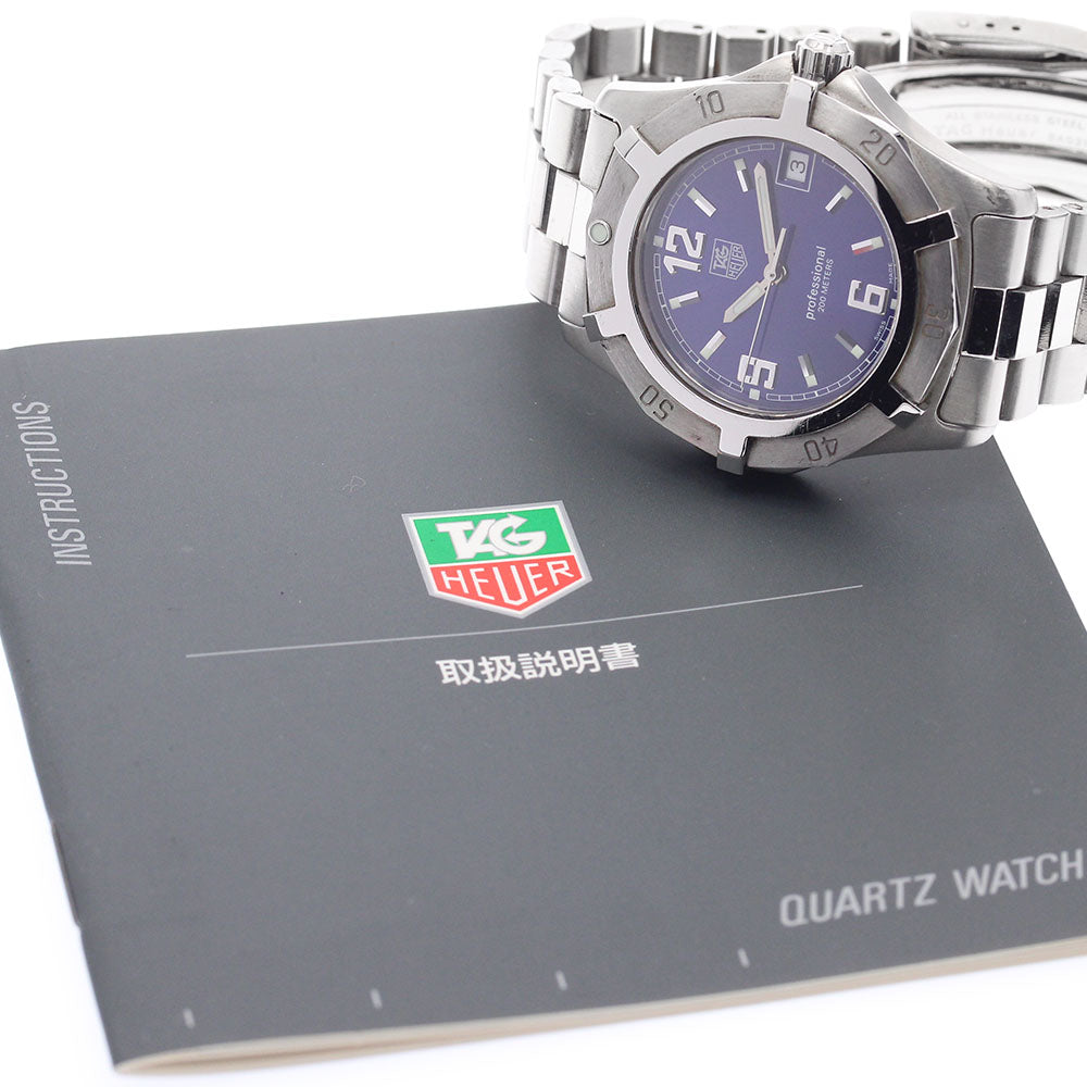 TAG HEUER Exclusive WN1112 Date Blue Dial Quartz Men's Watch_871789