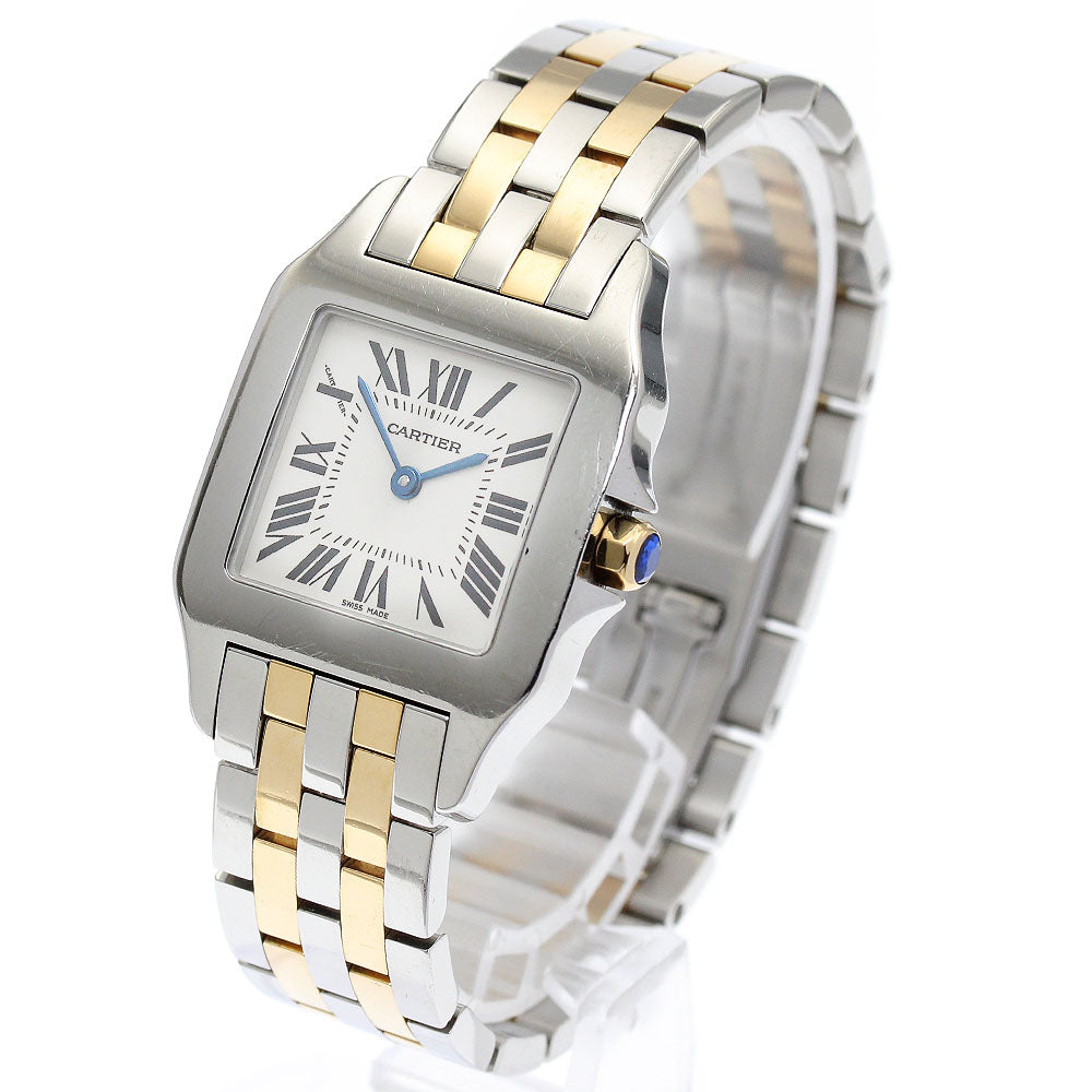 CARTIER Santos de Moiselle LM W25067Z6 Beige Dial Quartz Men's Watch_871801