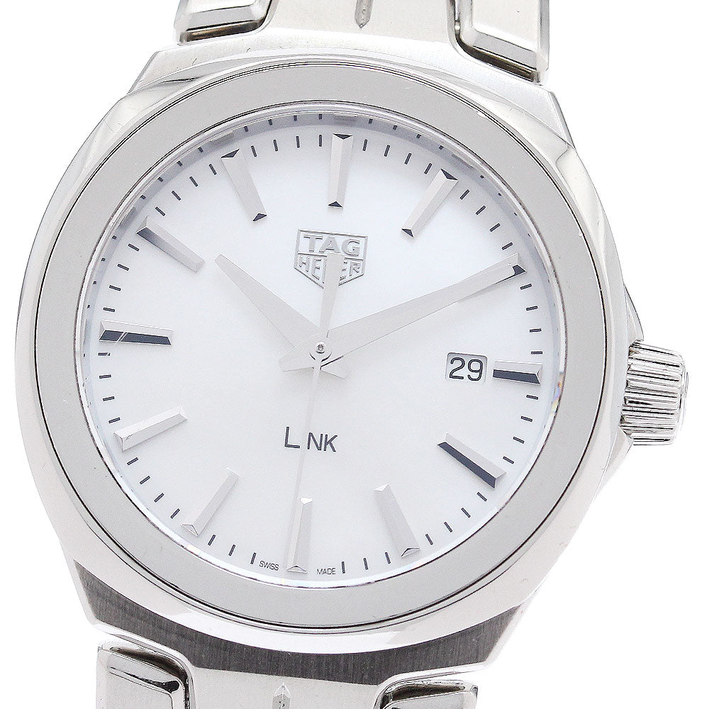 TAG HEUER Link WBC1310 Date White shell Dial Quartz Ladies Watch_871828