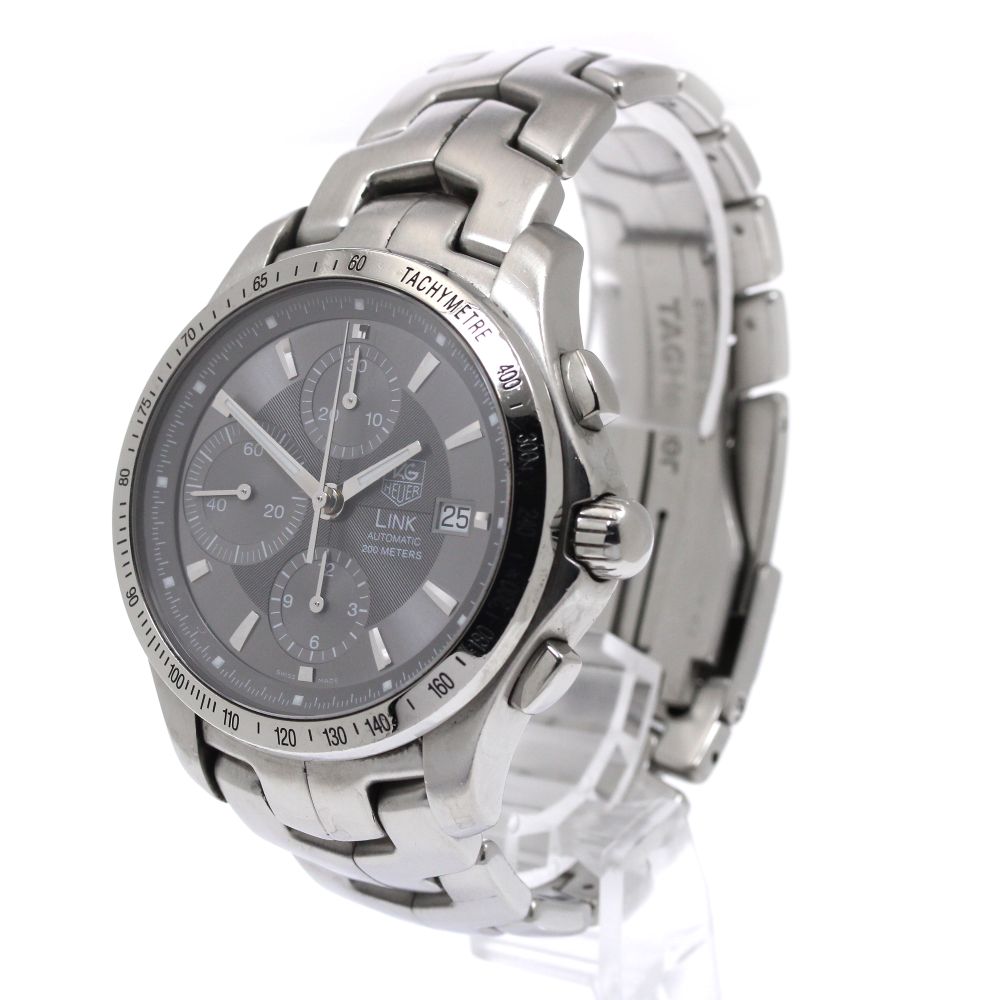 TAG HEUER Link CJF2115 Chronograph gray Dial Automatic Men's Watch_871835