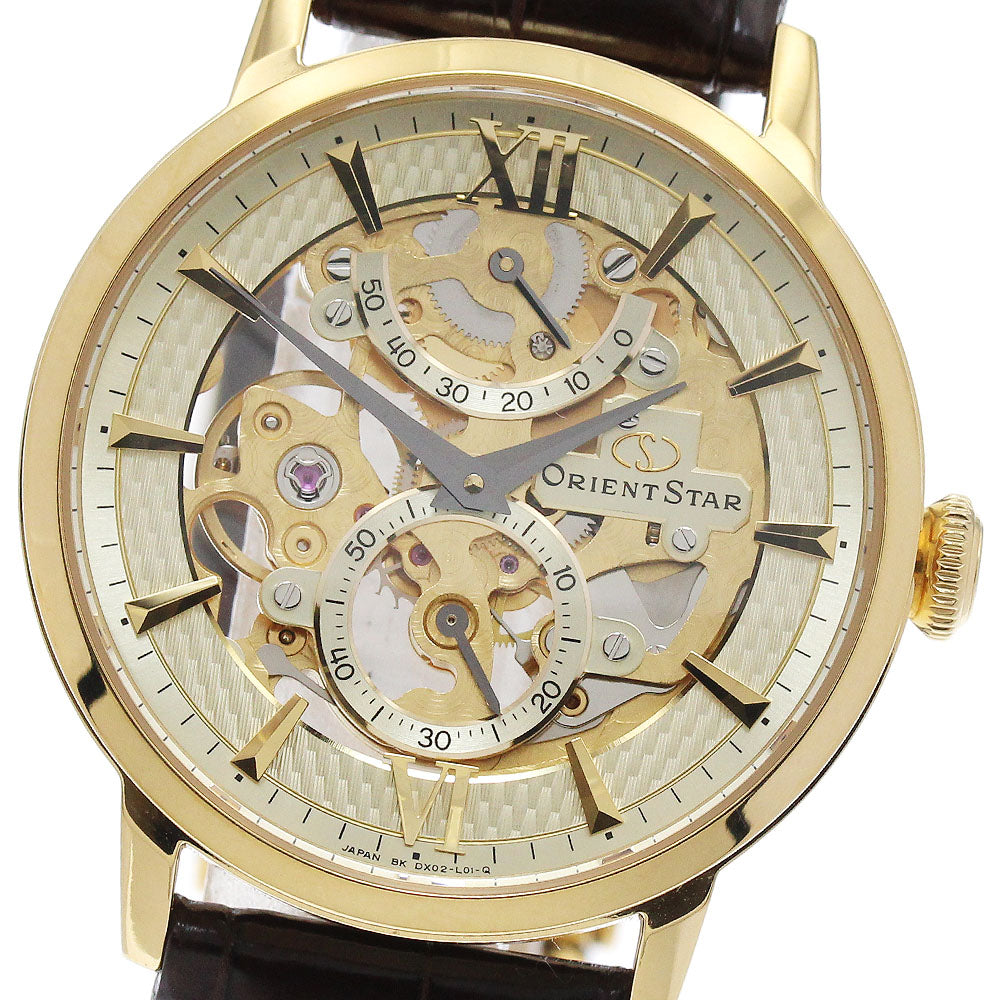 ORIENT Orient star DX02-A0-B Power Reserve Skeleton skeleton Dial Hand Winding Men's Watch_871836