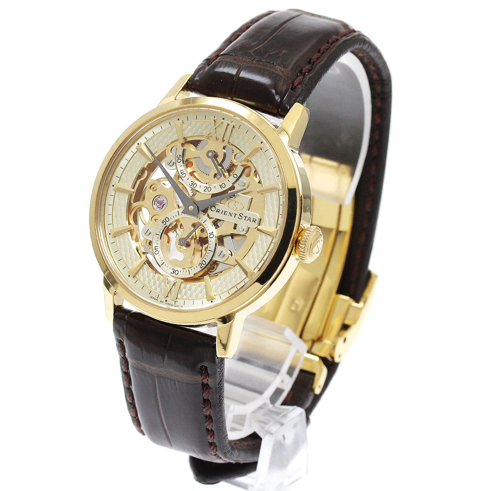 ORIENT Orient star DX02-A0-B Power Reserve Skeleton skeleton Dial Hand Winding Men's Watch_871836