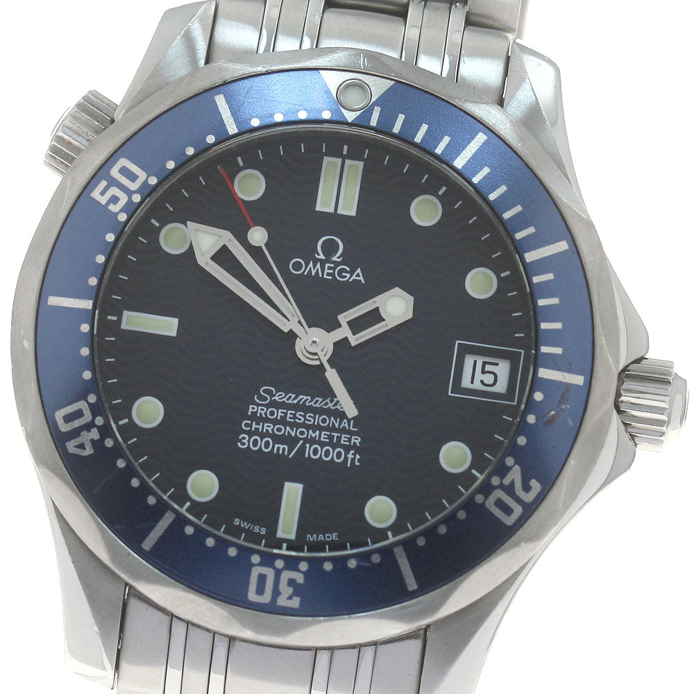 OMEGA Seamaster 300 2551.80 Date Navy Dial Automatic Boy's Watch_871842