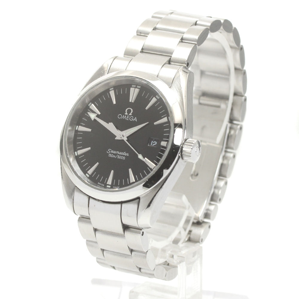 OMEGA Seamaster Aqua Terra 2518.50 Date Black Dial Quartz Boy's Watch_871843