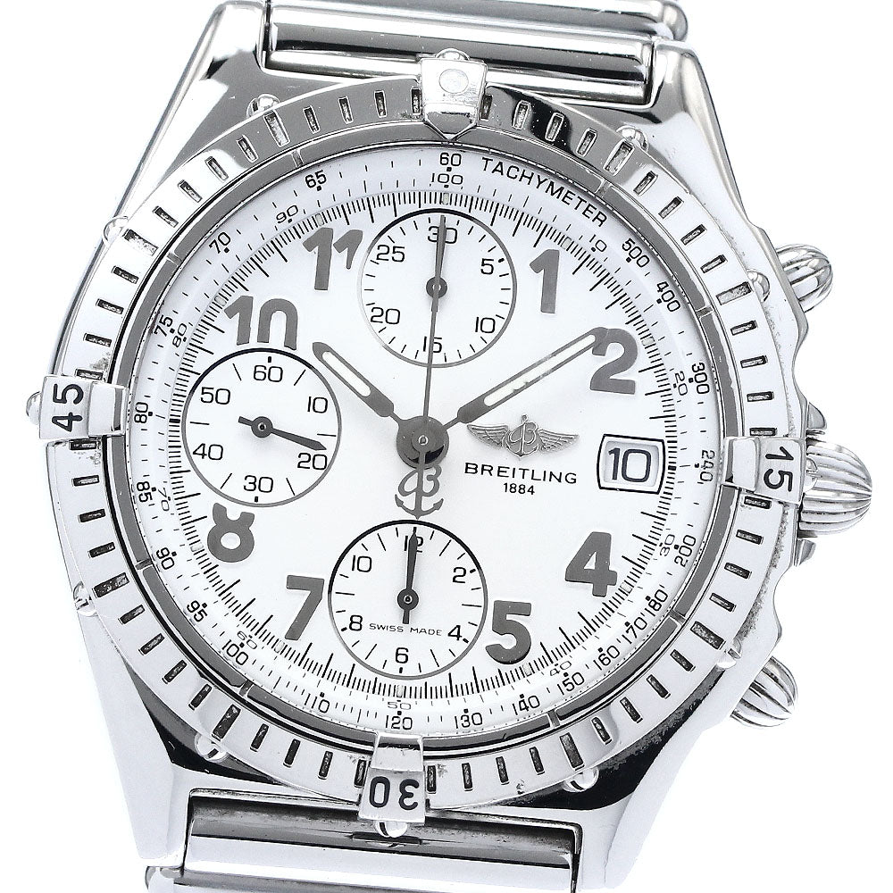 BREITLING Chronomat A13050.1 Chronograph white Dial Automatic Men's Watch_871861