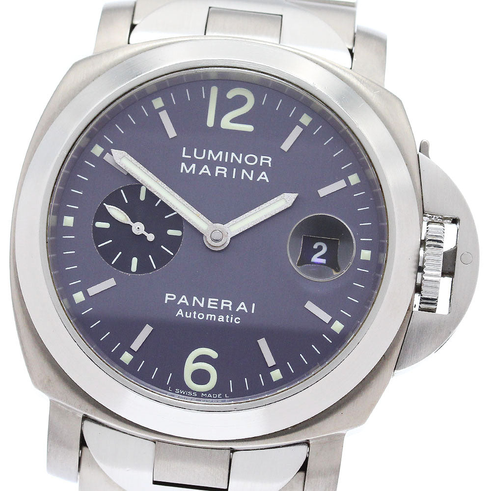 PANERAI Luminor Marina PAM00091 Date gray Dial Automatic Men's Watch_871874