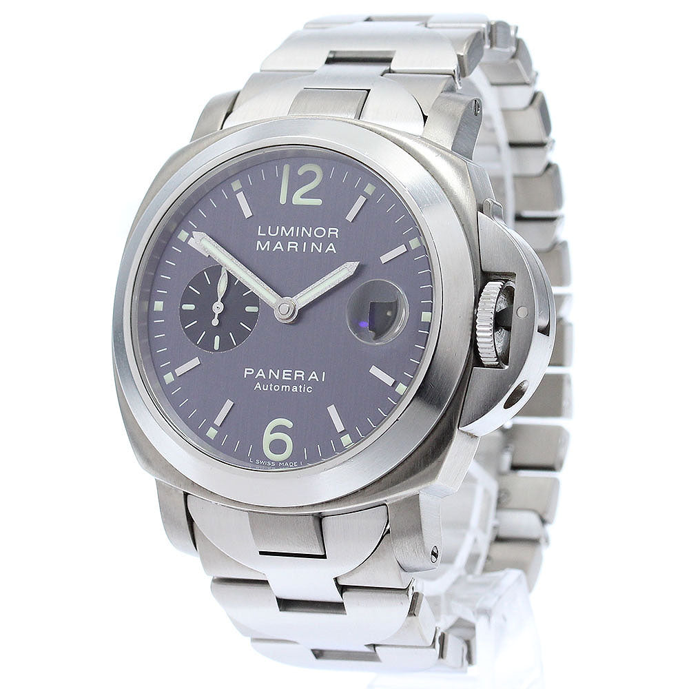 PANERAI Luminor Marina PAM00091 Date gray Dial Automatic Men's Watch_871874