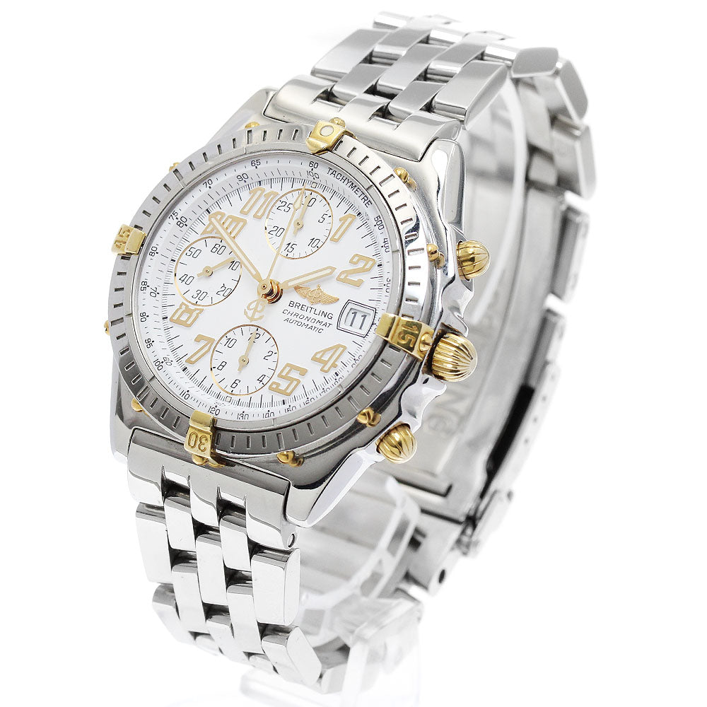 BREITLING Chronomat Bikoro B13050.1 Date white Dial Automatic Men's Watch_871892