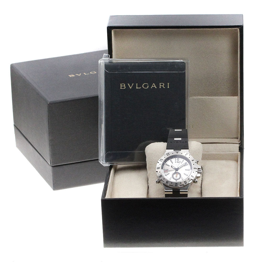 BVLGARI Diagono GMT GMT40S Silver Dial Automatic Men's Watch_871898