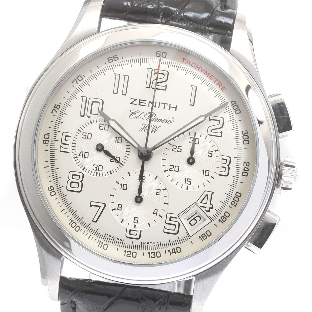 ZENITH Class El Primero 01.0500.420 Chronograph Silver Dial Hand Winding Men's Watch_871903