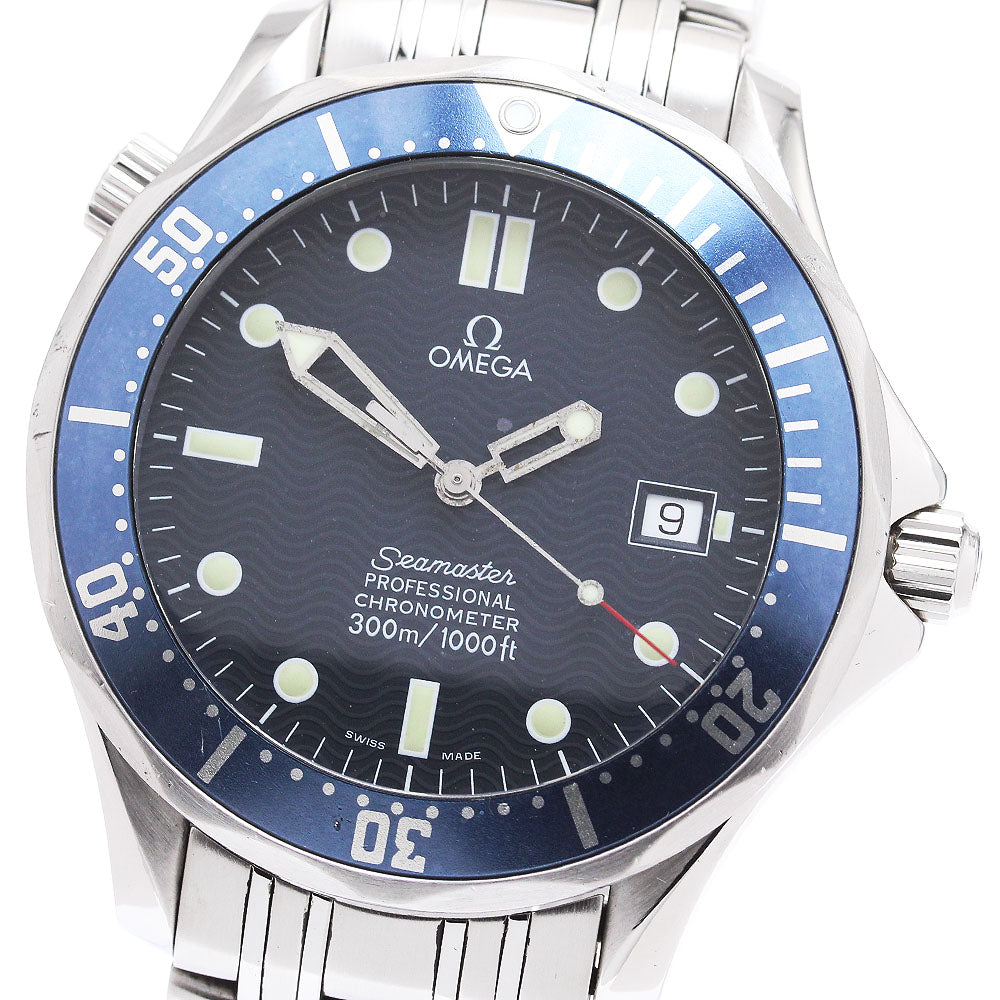 OMEGA Seamaster300 2531.80 Date Navy Dial Automatic Men's Watch_871913