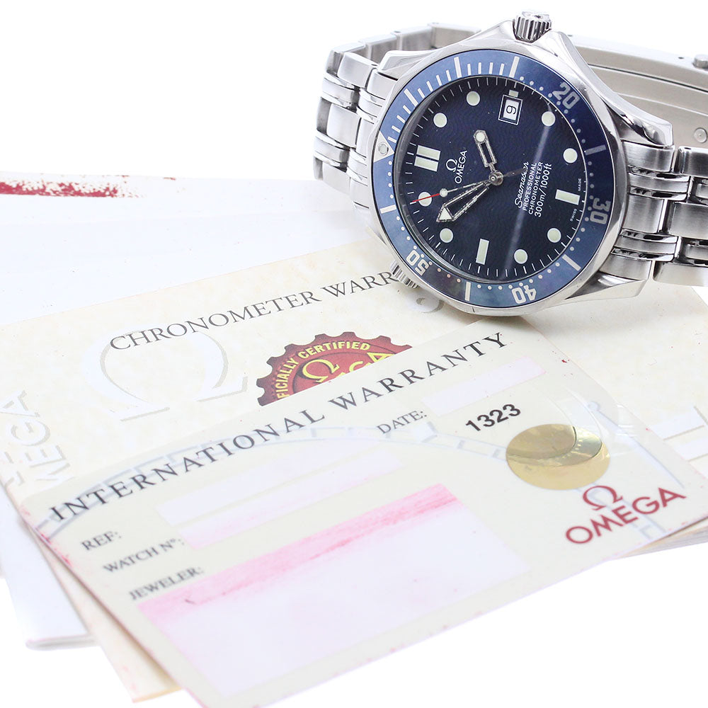 OMEGA Seamaster300 2531.80 Date Navy Dial Automatic Men's Watch_871913
