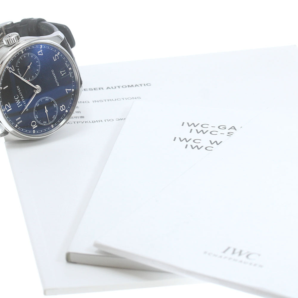 IWC SCHAFFHAUSEN Portugieser 7 Days IW500109 black Dial Automatic Men's Watch_871932