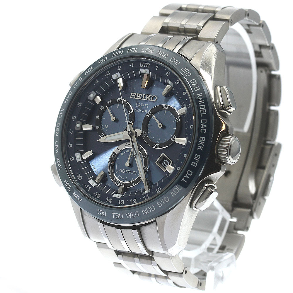 SEIKO Astron SBXB005/8X82-0AB0 GPS Solar Powered Radio Men's Watch_871937