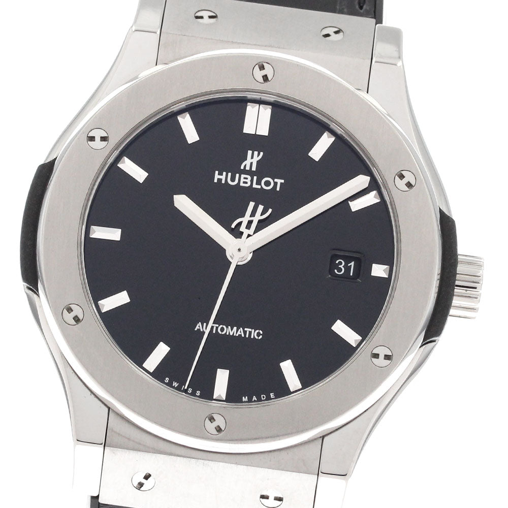HUBLOT Classic Fusion Black Shiny 542.NX.1270.LR Date black Dial Automatic Men's Watch_871944