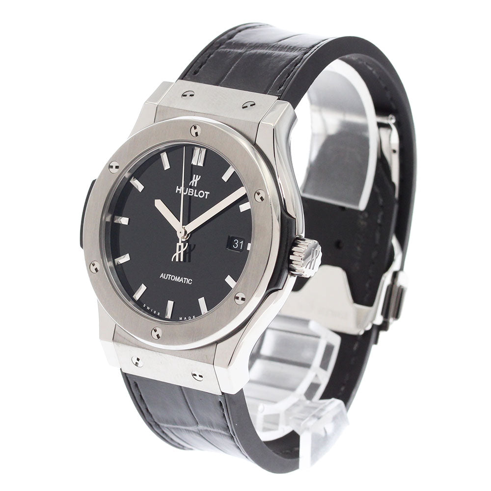 HUBLOT Classic Fusion Black Shiny 542.NX.1270.LR Date black Dial Automatic Men's Watch_871944