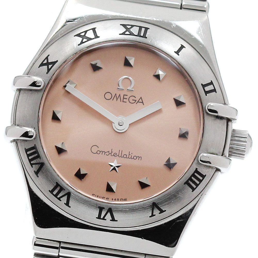 OMEGA Constellation Mini My Choice 1561.61 pink Dial Quartz Ladies Watch_871954