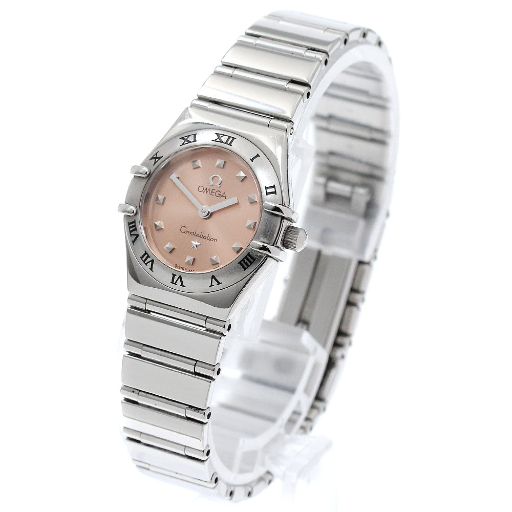 OMEGA Constellation Mini My Choice 1561.61 pink Dial Quartz Ladies Watch_871954