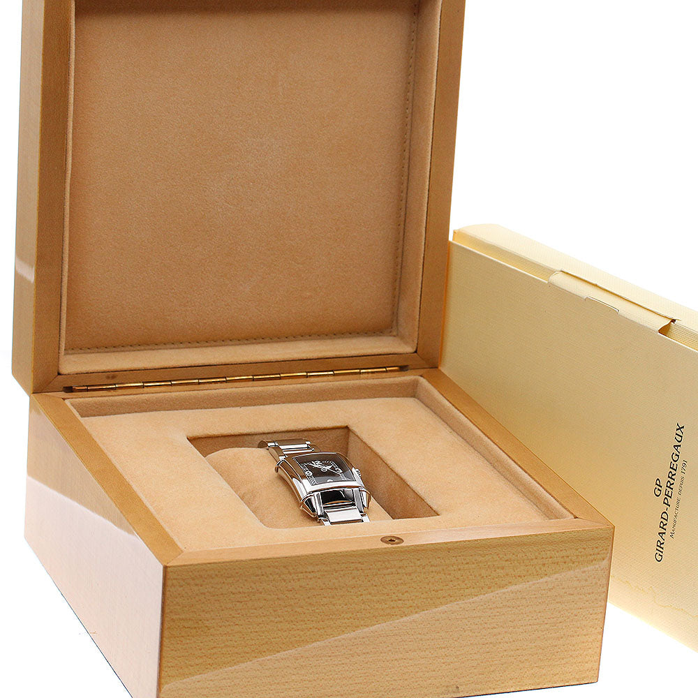 GIRARD PERREGAUX vintage 2590 black Dial Hand Winding Ladies Watch_871956