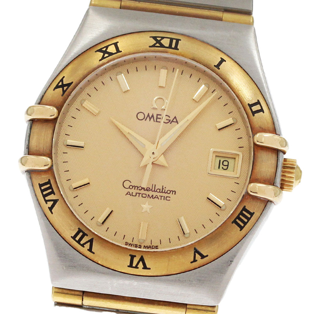 OMEGA Constellation 1292.10 Date Full bar Gold Dial Automatic Ladies_871958