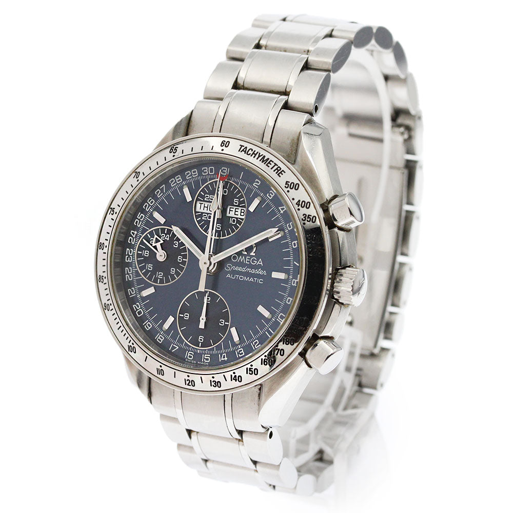 OMEGA Speedmaster 3523.80 Triple calendar chronograph blue Dial Automatic Men's Watch_871964