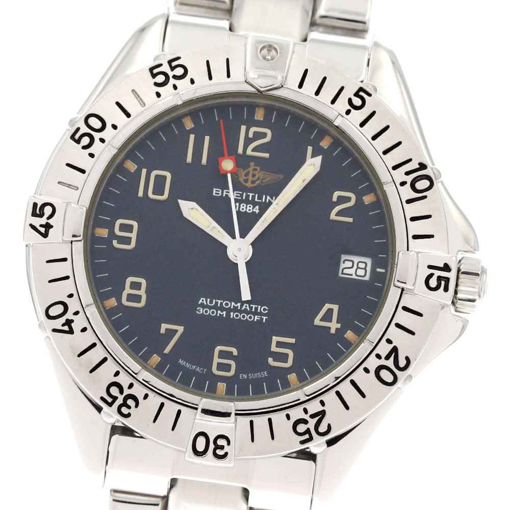 BREITLING Colt Ocean A17035 Date Navy Dial Automatic Men's Watch_871978