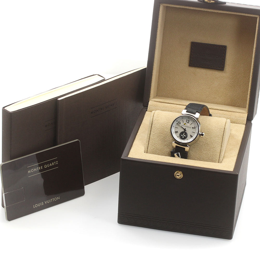 LOUIS VUITTON Tambour Lovely Cup Q12M0 12P diamond White shell Dial Quartz Ladies Watch_871986