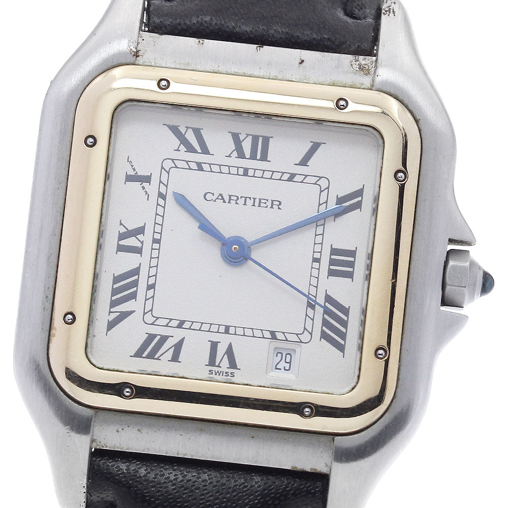 CARTIER PANTHERE MM W250285A YG bezel beige Dial Quartz Boy's Watch_871989