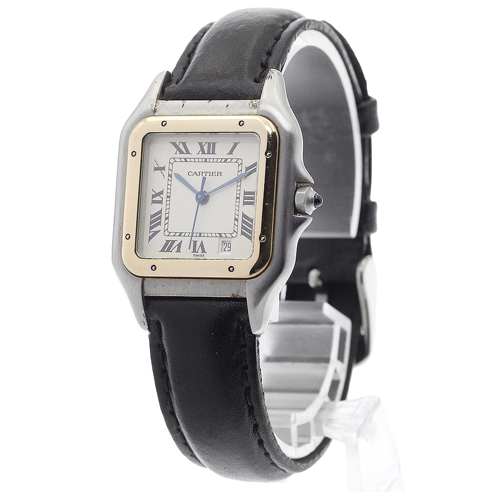 CARTIER PANTHERE MM W250285A YG bezel beige Dial Quartz Boy's Watch_871989